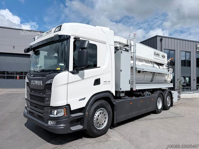 Вакуумний автоцистерна SCANIA G420 B6x2*4NB Bucher FlexLine CM100
