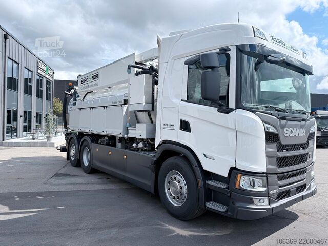 Вакуумний автоцистерна SCANIA G420 B6x2*4NB Bucher FlexLine CM100