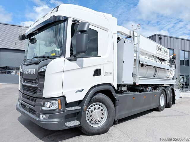 Вакуумний автоцистерна SCANIA G420 B6x2*4NB Bucher FlexLine CM100