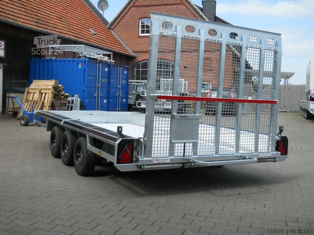 Dieplader bouw transport In ca. 5 Wochen lieferbar! MT 353015, Tandem, 3500 kg, 3,0 x 1,5 m