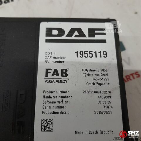 Řízení motoru Daf Occ ECU CDS4 regeleenheid DAF