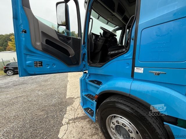 Camion poids lourd MERCEDES-BENZ Antos 1845LS + HMF 2620 Kran