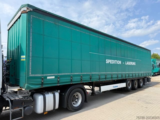 Atvira puspriekabė su tentu KRONE SD Pritsche+Schiebeplane+Edscha/Luft-Lift