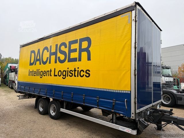 Remorcă deschisă cu prelată  Zandt /Durchladehänger/Edscha/Tandem 2-Achsen