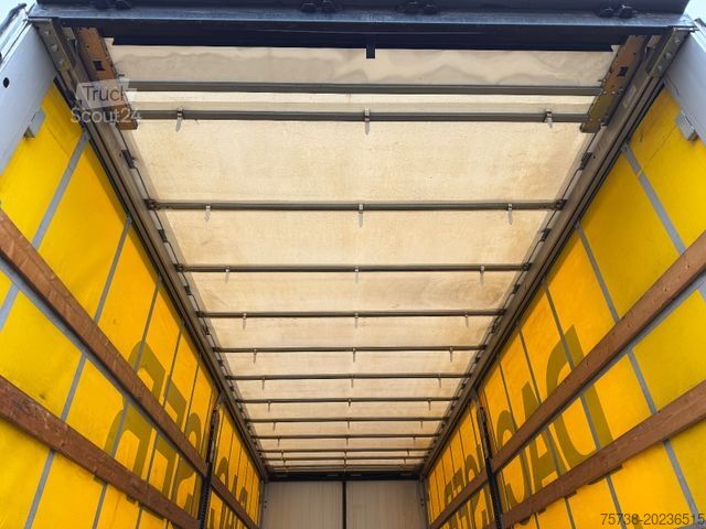Remorcă deschisă cu prelată  Zandt /Durchladehänger/Edscha/Tandem 2-Achsen