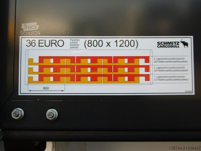 Semi-remorque frigorifique SCHMITZ CARGOBULL Multitemp.- Kühlsattelaufliege, Miete ab ¤ 1399