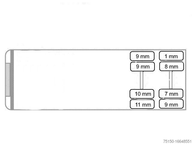 Zema profila puspiekabe RANCKE - TIEFBETT - Nr.: 889