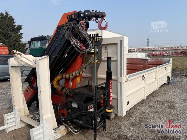 Roll-off-kippi kuorma-auto Palfinger PALFINGER Kran PK 9501 + STIFT Mulde