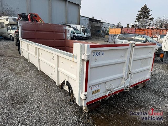 Roll-off-kippi kuorma-auto Palfinger PALFINGER Kran PK 9501 + STIFT Mulde