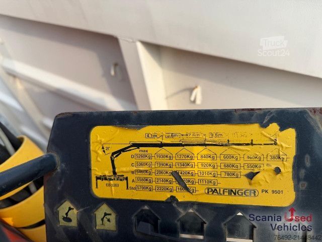 Roll-off-kippi kuorma-auto Palfinger PALFINGER Kran PK 9501 + STIFT Mulde