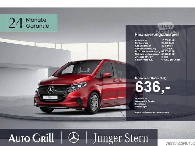 Minibüs Mercedes-Benz EQV 300  Multibeam ServiceFrei Luxussitz EasyPack
