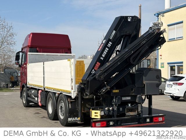 Vrachtauto met open laadbak IVECO AS260SY*E6d*Retarder*HIAB*Lenk+Lift*Klima*TÜV*