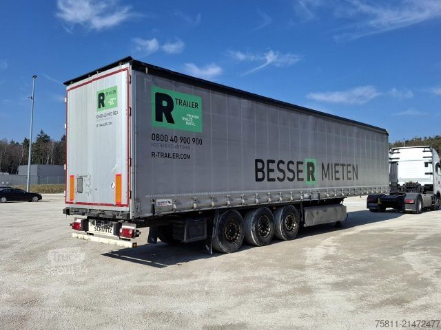 Atvērta piekabe ar tentu SCHMITZ CARGOBULL SCS 24/L EDSCHA Curtainsider CodeXL Nievau