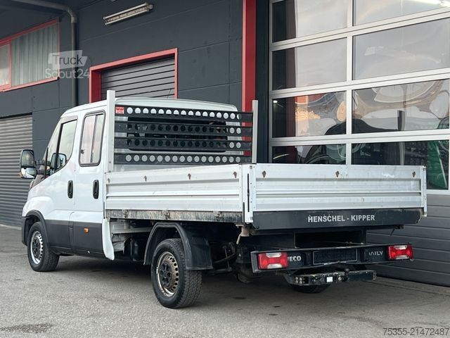 Kiepwagen bestelauto IVECO Daily 35S16 DoKa Klima AHK 7-Sitzer Start/Stop