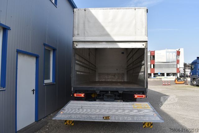 Flatbed truck with tarp MERCEDES-BENZ Actros 1845 L E6 Retarder AHK Edscha LBW