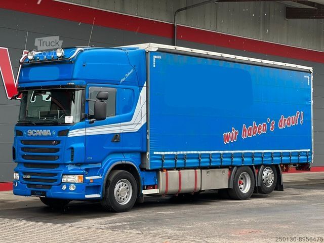 Used Scania Trucks With Flatbed u0026 Tarpaulin for sale on TruckScout24.com 🏷️