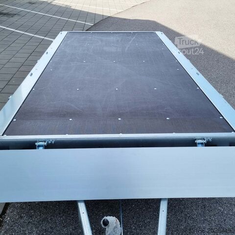 Visokonakladna aluminijasta prikolica 2000 kg Martz Alu Hochlader 2t 365cm x 171cm Anhänger