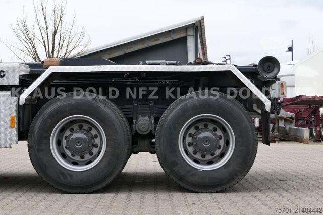 Camión portacontenedores de gancho MERCEDES-BENZ Actros 3244 Abrollkipper Moser Retarde