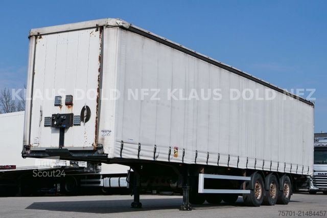 Otevřený návěs s plachtou LECITRAILER Pritsche Plane MB-Achsen Scheibenbremsen