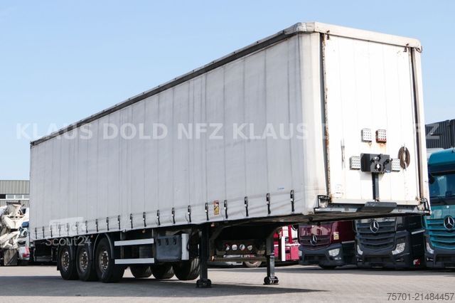 Otevřený návěs s plachtou LECITRAILER Pritsche Plane MB-Achsen Scheibenbremsen