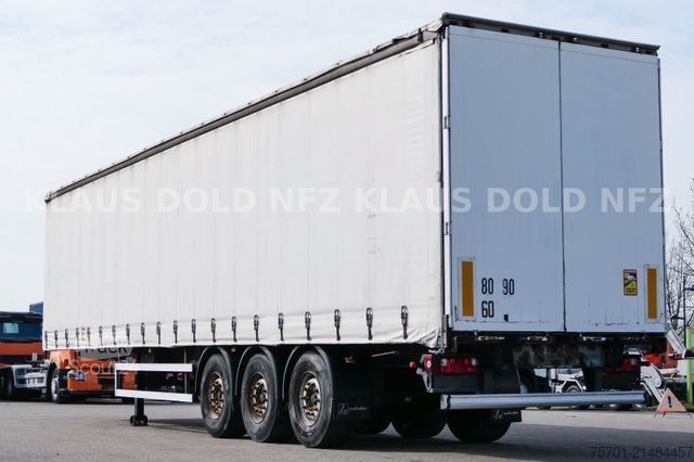 Otevřený návěs s plachtou LECITRAILER Pritsche Plane MB-Achsen Scheibenbremsen