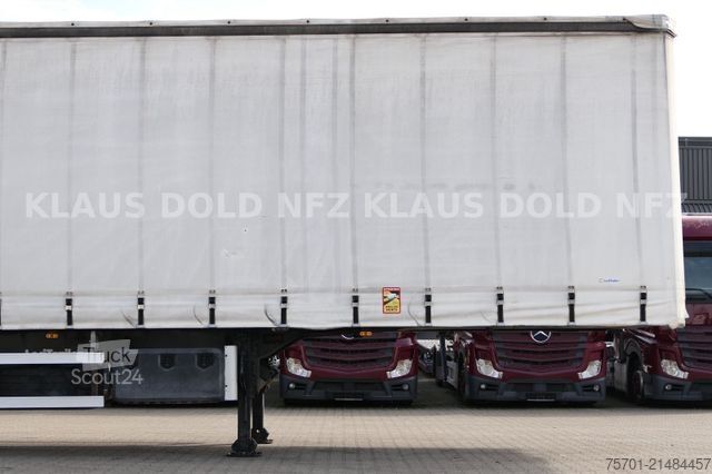 Otevřený návěs s plachtou LECITRAILER Pritsche Plane MB-Achsen Scheibenbremsen