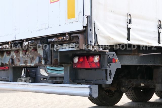 Otevřený návěs s plachtou LECITRAILER Pritsche Plane MB-Achsen Scheibenbremsen