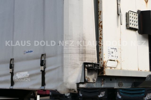 Otevřený návěs s plachtou LECITRAILER Pritsche Plane MB-Achsen Scheibenbremsen