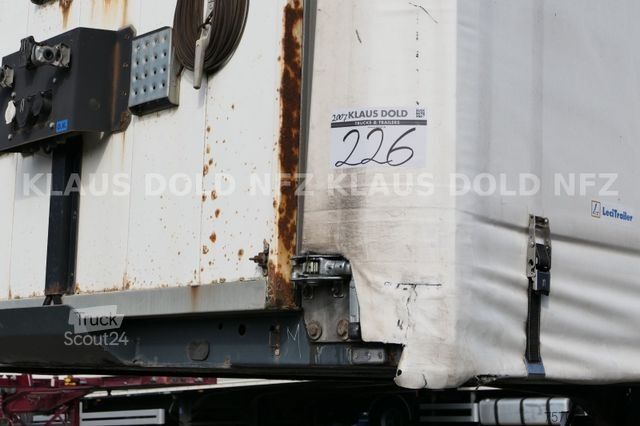 Otevřený návěs s plachtou LECITRAILER Pritsche Plane MB-Achsen Scheibenbremsen