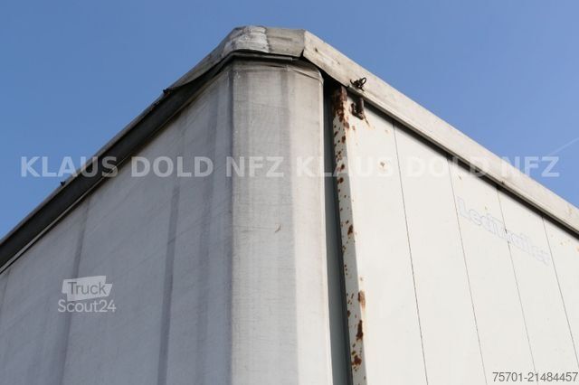 Otevřený návěs s plachtou LECITRAILER Pritsche Plane MB-Achsen Scheibenbremsen