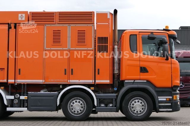 Camion-citerne à vide SCANIA R520 V8 RSP Saugbagger 10X4 Retarder