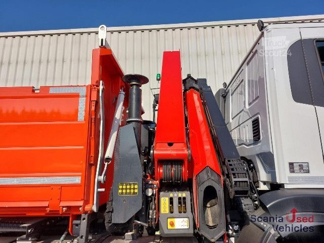 Camion basculante trilateral IVECO X-WAY 460 AD  3-S-Kipper + Frontkran PK18002 EH
