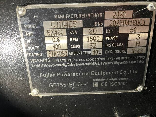  Baudouin 4M06G25/5 - 22 kVA Generator - DPX-19861