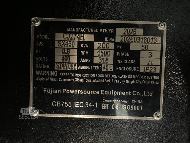  Baudouin 6M16G220/5 - 220 kVA Generator - DPX-19871