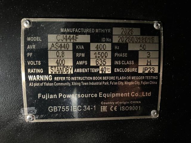  Baudouin 6M21G440/5 - 440 kVA Generator - DPX-19876