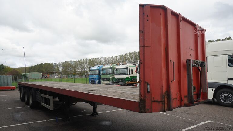 مقطورة منصة SYSTEM 3 AXLE FLATBED TRAILER
