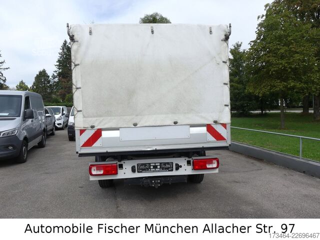 Transportador con plataforma y toldo VW Crafter 35 Pritsche Plane DOKA L2 AHK 3,0t