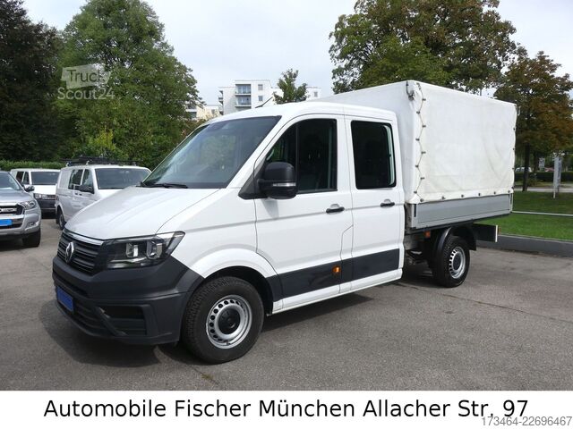Transportador con plataforma y toldo VW Crafter 35 Pritsche Plane DOKA L2 AHK 3,0t