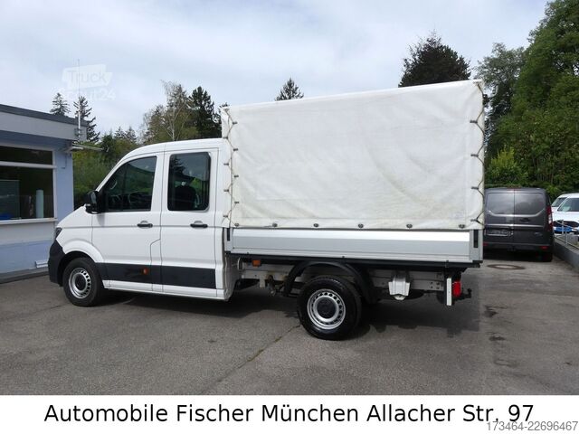 Transportador con plataforma y toldo VW Crafter 35 Pritsche Plane DOKA L2 AHK 3,0t