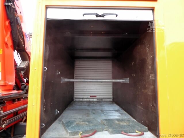 γερανός τοποθετημένος σε φορτηγό Mercedes-Benz Atego 1524 - Werkstattwagen - Kran - 68T