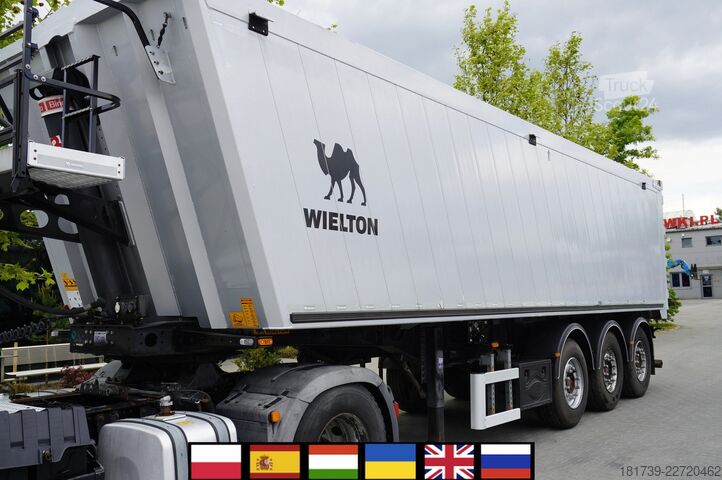 Pašizgāzēja puspiekabe Wielton NW-3 tipper semi-trailer / 45 m3 / Flapd