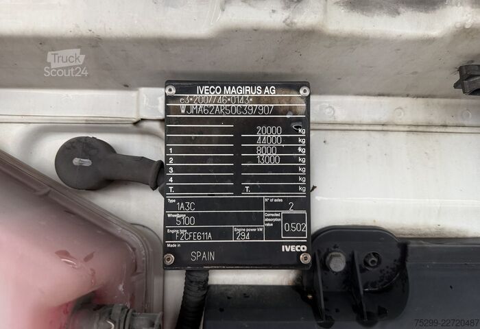 Camion caisson Iveco 190S40 LBW Retarder AHK / Swiss-Vehicle