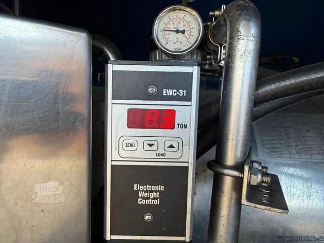 Tenk Feldbinder 35.000L Borger pomp/Pumpe 6m3 Coating Veevoer/S...
