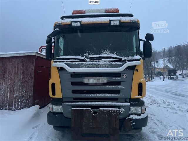 Tipper Scania R500 snowplow-equipped tipper truck – SEE VIDEO
