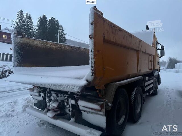 Tipper Scania R500 snowplow-equipped tipper truck – SEE VIDEO