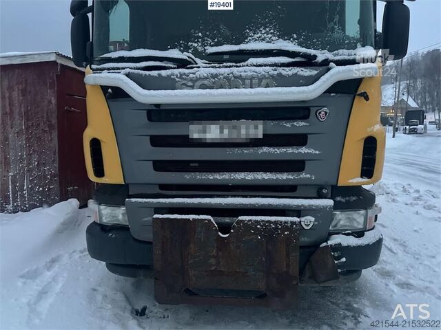 Tipper Scania R500 snowplow-equipped tipper truck – SEE VIDEO