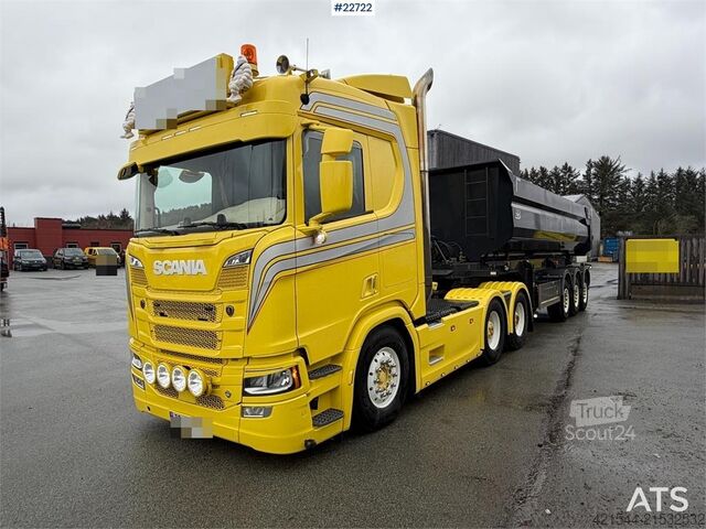 Standard tractor Scania R580 6x4 tractor, hydraulic system and gold agreem