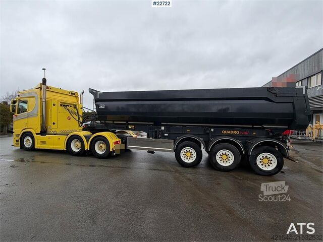 Standard tractor Scania R580 6x4 tractor, hydraulic system and gold agreem