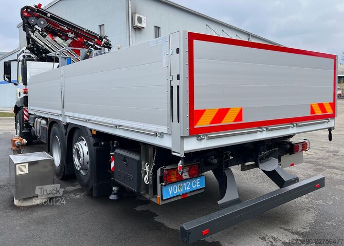 Tovorna dvigalka na tovornjaku Mercedes-Benz Hiab Palfinger Fassi F485-6 JIB-4