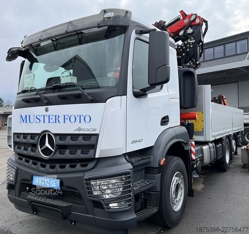 Tovorna dvigalka na tovornjaku Mercedes-Benz Hiab Palfinger Fassi F485-6 JIB-4